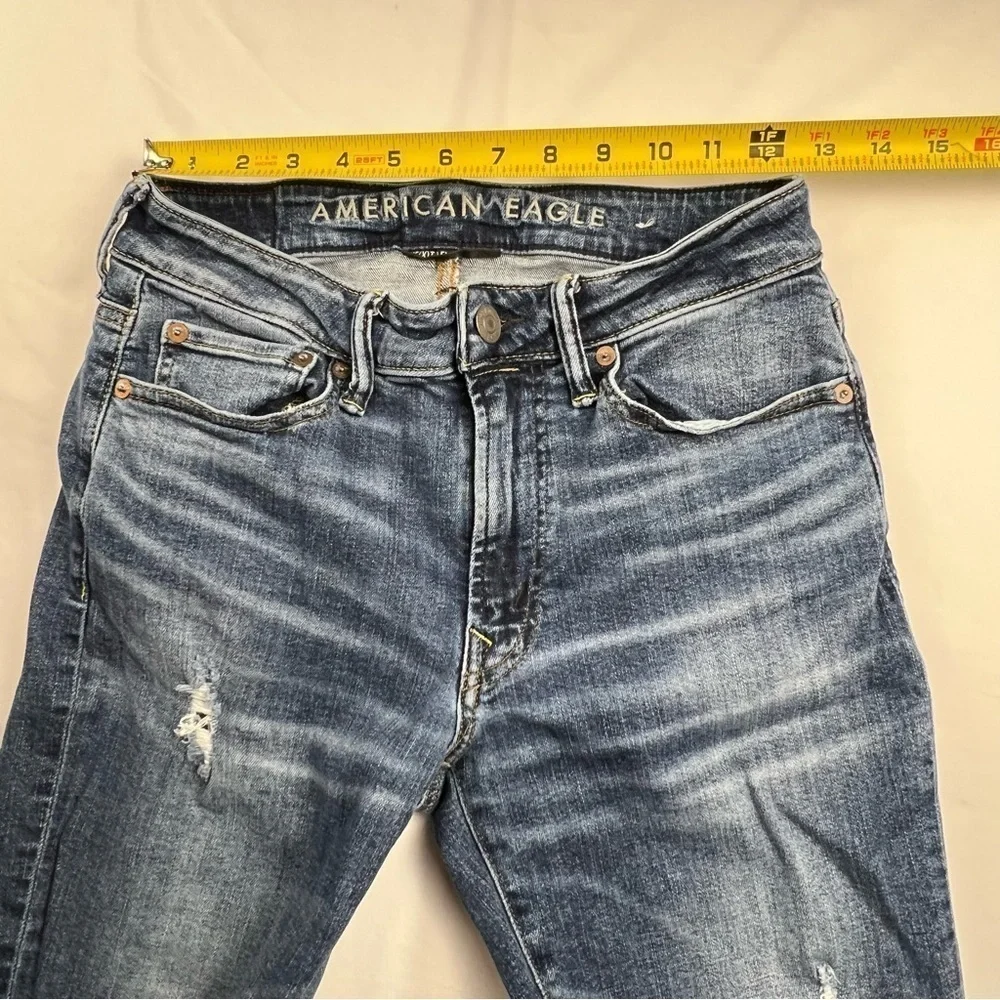 American Eagle Outfitters - Men's Jeans - 29x32 - Blue - Slim-Next Level Airflex